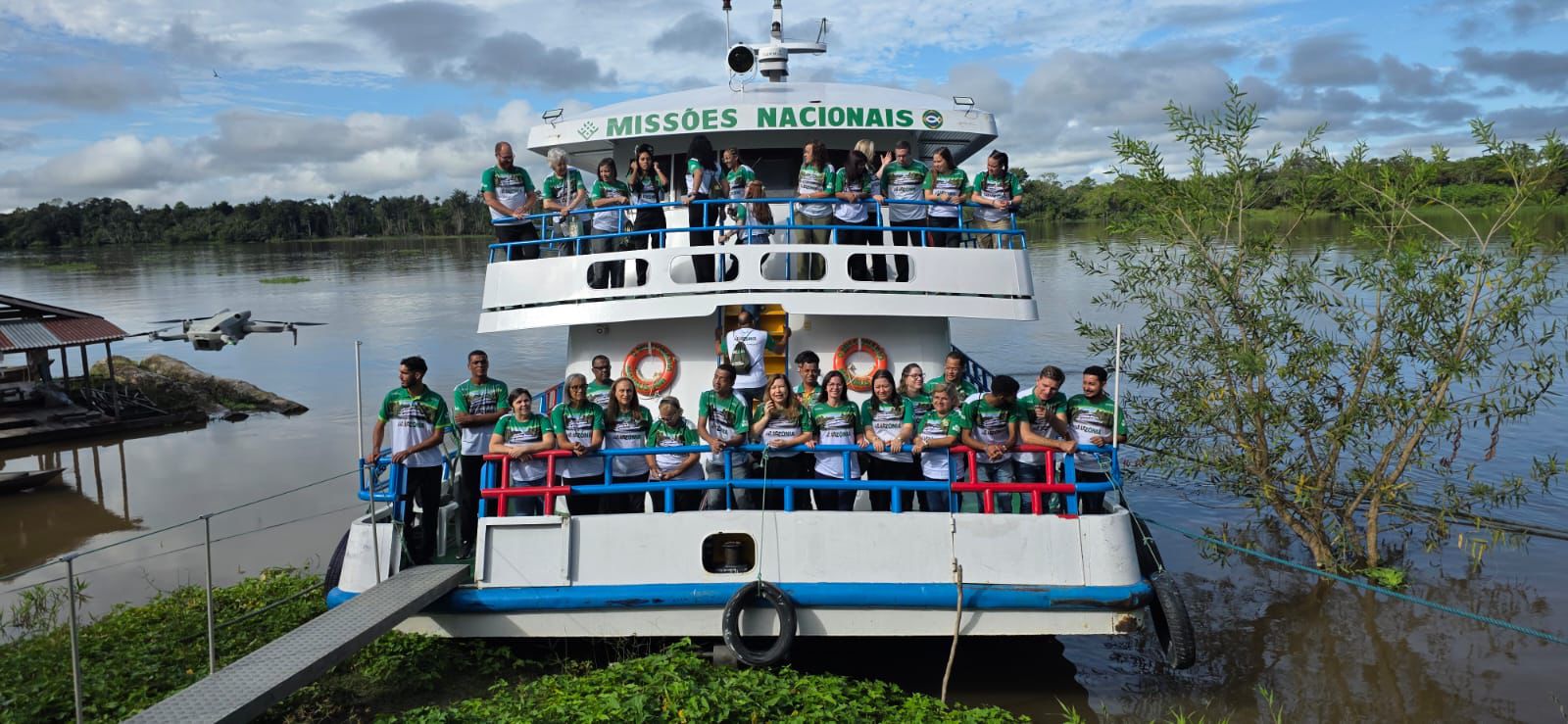 Promotores de Missões participam de viagem missionária entre os ribeirinhos da Amazônia