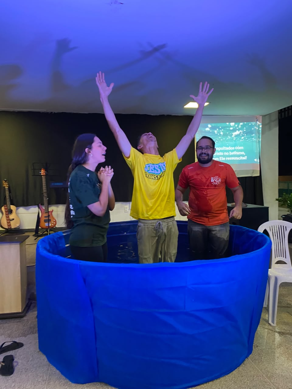 Mais batismos pelo Brasil!